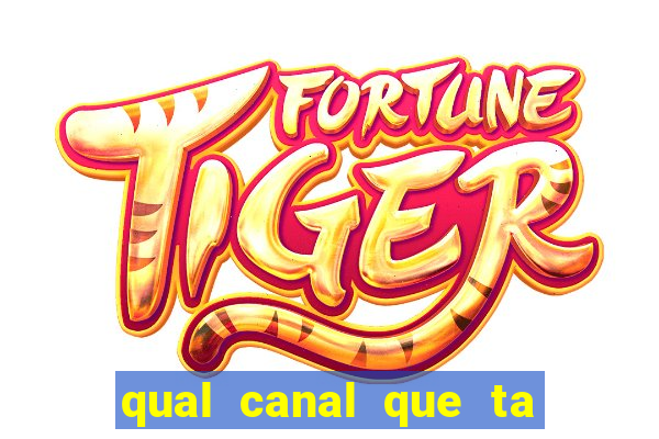 qual canal que ta passando o jogo do flamengo