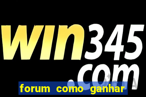 forum como ganhar na loteria
