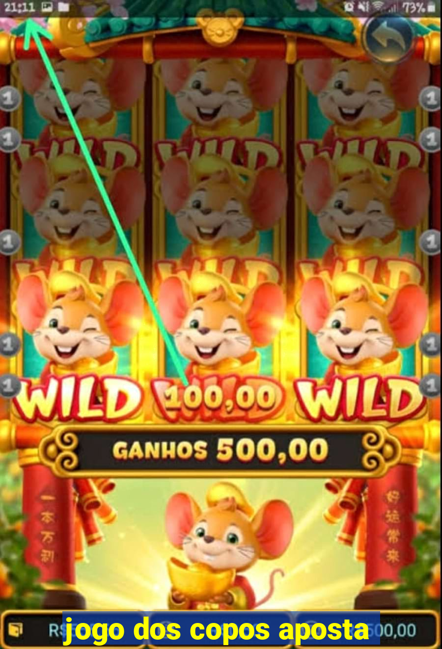 jogo dos copos aposta