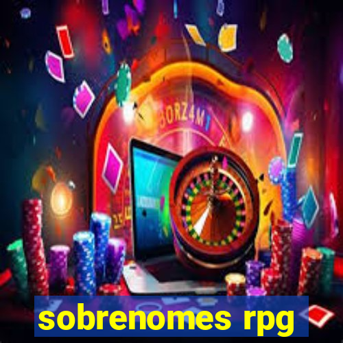 sobrenomes rpg