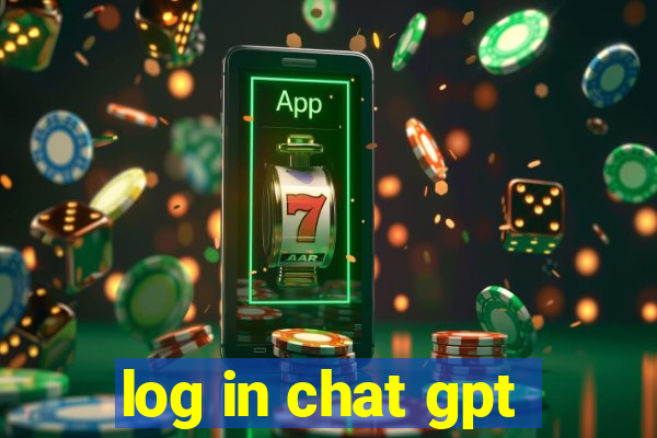 log in chat gpt