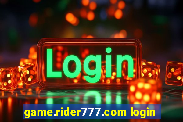 game.rider777.com login