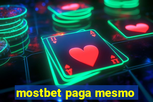 mostbet paga mesmo