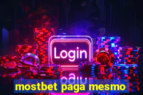 mostbet paga mesmo