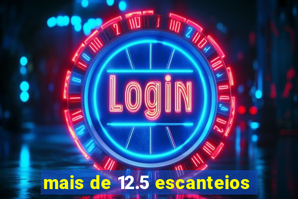 mais de 12.5 escanteios