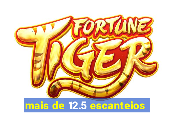 mais de 12.5 escanteios
