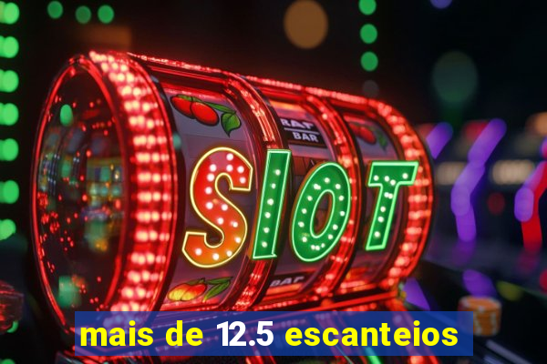 mais de 12.5 escanteios