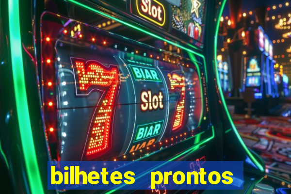 bilhetes prontos futebol hoje